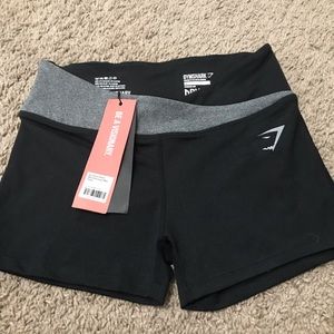 NWT Gymshark black shorts